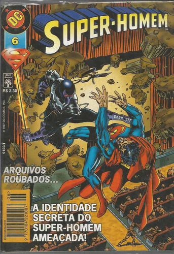 Super-homem 06 2ª Serie - Abril 6 - Bonellihq Cx128 I19