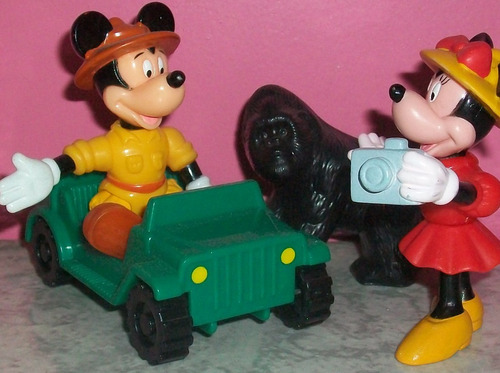Set Disney Mickey Minnie Muñeco Juguete Coleccion Figura