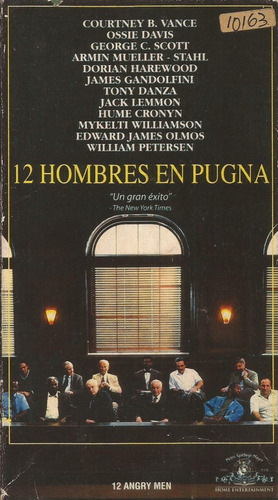 12 Hombres En Pugna Vhs Twelve Angry Men 1997