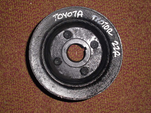 Vendo Polea Central De Cigueñal Toyota Motor 22r