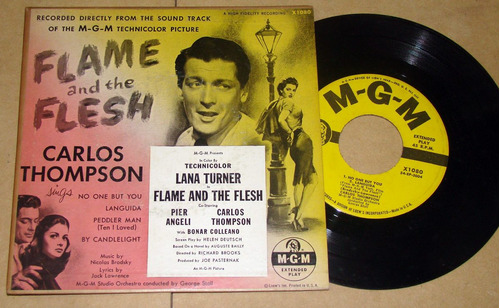 Carlos Thompson Flame And The Flesh Simple C/tapa Usa