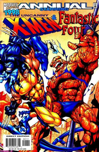 Uncanny X-men / Fantastic Four Annual 1998 - Comic En Ingles