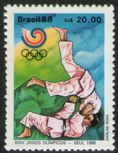 Brasil Sello Mint 24° Olimpíadas De Seúl = Judo Año 1988