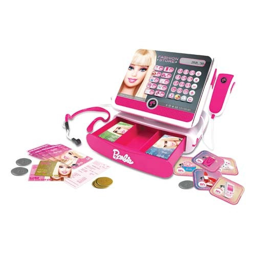 Caixa Registradora Barbie Bbcr2 Brinquedo Infantil - Intek