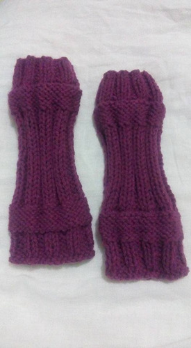 Imagem 4 de 4 de Gorro/touca, Polainas E Mantas Adulto E Infantil Em Tricô
