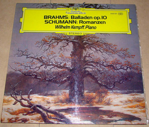 Brahms: Balladen Op.10 Schuman Vinilo Lp Excelente / Kktus