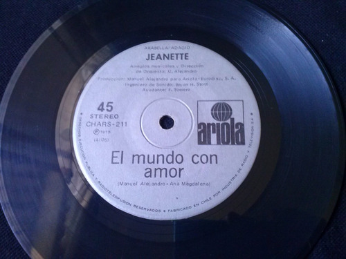 Single Jeanette - El Mundo Con Amor