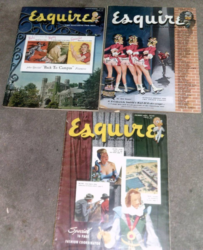 Revistas Esquire En Ingles (1949-46)