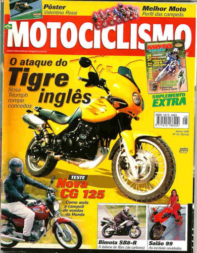 Motociclismo 25 * Triumph * Cg 125 * Bimota Sb8-r