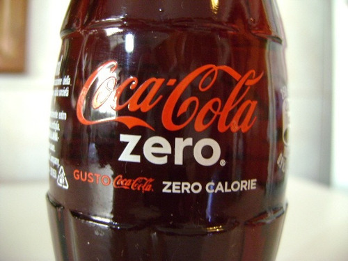 Botella De Coca Cola Zero 250 Ml Italiana (Usado)