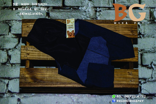 Macacão Jeans Para Seu Cachorro.