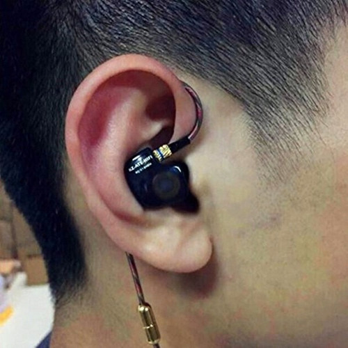 Imagen 6 de 6 de Audífonos Monitor Personal In Ear Kz Ate Negro Transparente