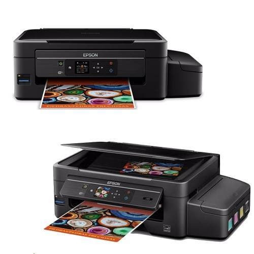 Impressora colorida multifuncional Epson EcoTank L475 com Wi-Fi