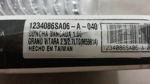 Conchas Bancada De Gran Vitara 2.5/2.7