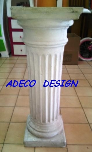 Columna Dorica O Corintia 75 Cemento Mesa