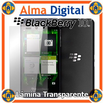2x Lamina Protector Pantalla Transparente Blackberry Z10 10