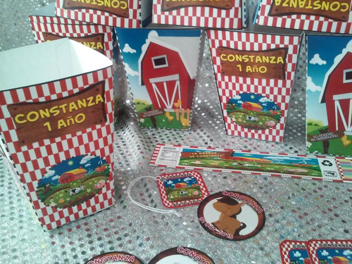 Stickers Mesa De Dulces, Agua, Redondas, Palomitas