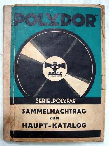 Catálogo De Discos Polydor. 1933. Música, Catálogo De Discos