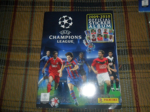 Album De Figurinhas Champions League 2009/2010.