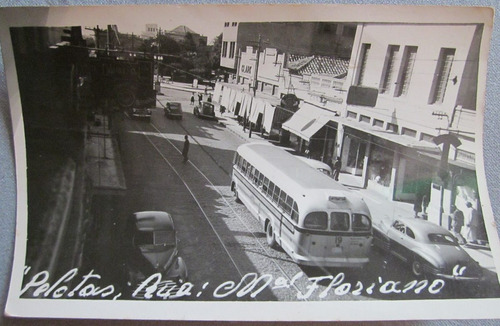 Antigua Fotografia De Pelotas Brasil Con Omnibus