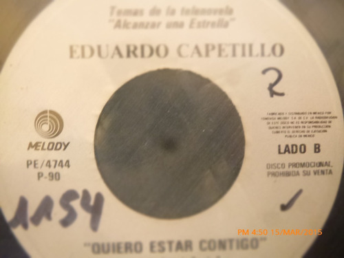 Vinilo Single De Eduardo Capetillo -mariana Garza( Y138