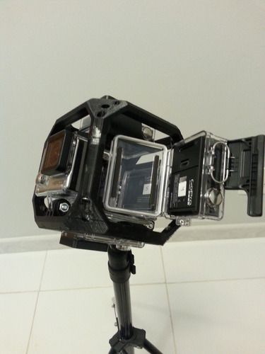 Suporte Filmagem 360graus Goprohero 3/3+/4 Skeleton Estanque