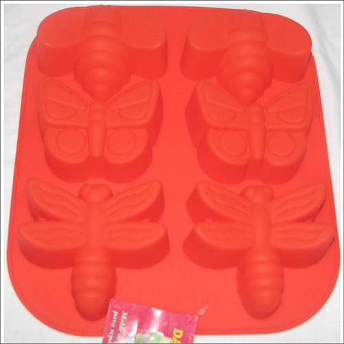Molde De Silicon Abeja Mariposa Libelula Ponquesitos