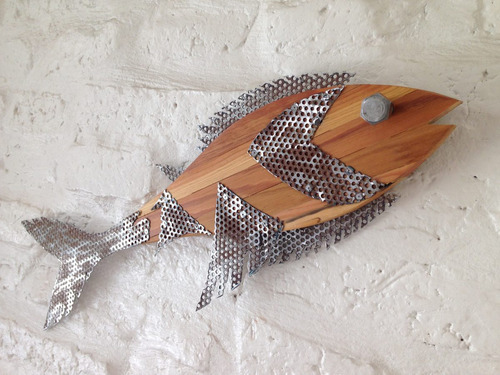 Arte Decoracion Vintage Madera Metal