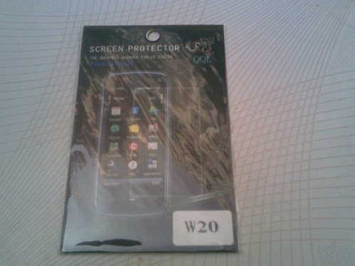 Wwow Mica Protectora De Pantalla Sony Ericsson W150 Walkman!