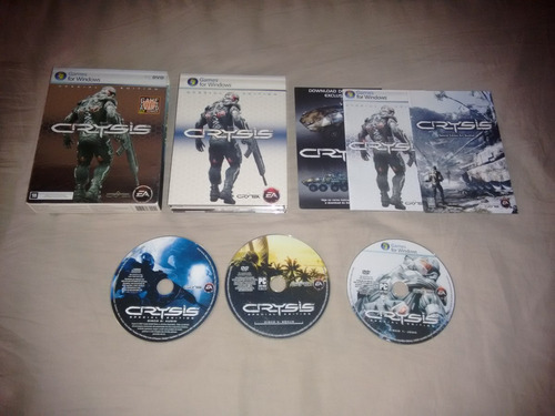 Crysis Edição Colecionador Rara Original Pc