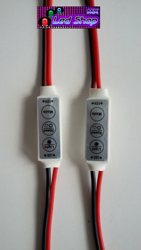 Imagen 4 de 5 de Dimmer Digital Manual Tiras Smd 5050 1 Solo Color Ledshopmx