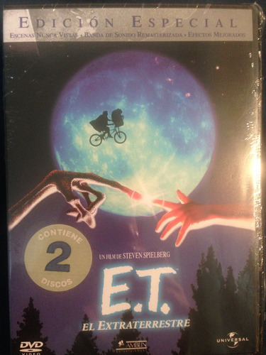 Dvd E. T. El Extraterrestre / Edicion Remasterizada 2 Discos