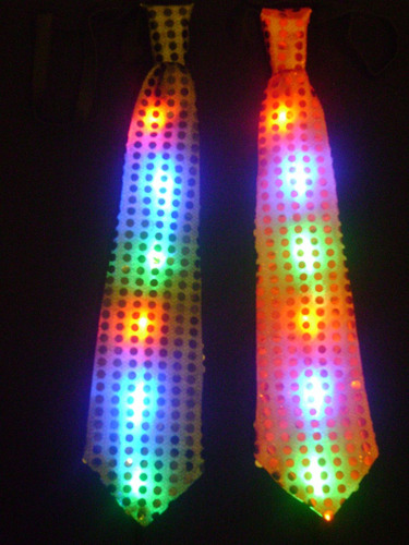 Corbatas Con Lentejuelas, Luminosas !!