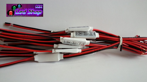 Imagen 3 de 5 de Dimmer Digital Manual Tiras Smd 5050 1 Solo Color Ledshopmx