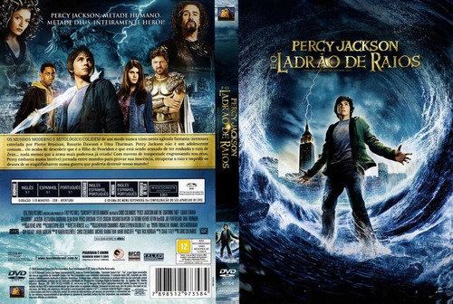 Dvd Lacrado Percy Jackson E O Ladrao De Raios Pierce Brosnan