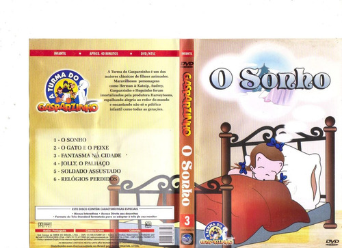 Dvd Gasparzinho Vol.3 - O Sonho, 6 Episódios, Original