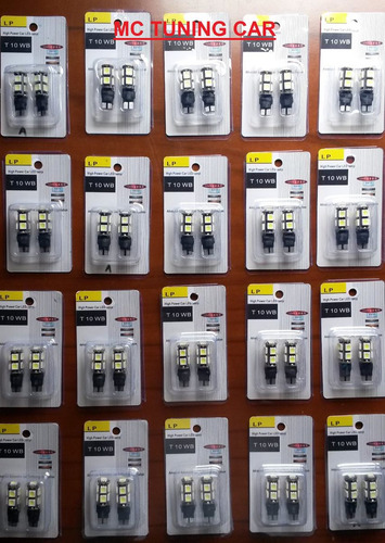Led T-10 De 9 Puntos- Doble Funcion- Estrobos Y Posicion!!!
