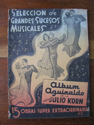 Album Seleccion Grandes Sucesos Musicales 15 Partituras Ant.