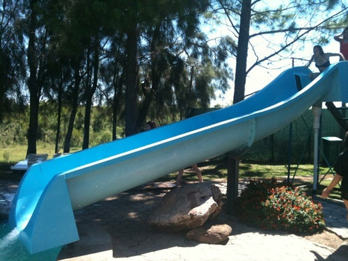 Tobogan Para Piscina Y/o Parque Acuático En Fibra De Vidrio