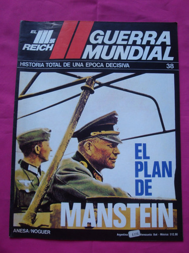 El Tercer Reich Guerra Mundial N° 38 El Plan De Manstein