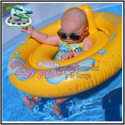 Flotador Inflable Bebes 67cm Diametro Orificio Pies 59574