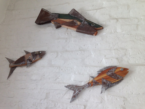 Arte Decoracion Vintage Madera Metal