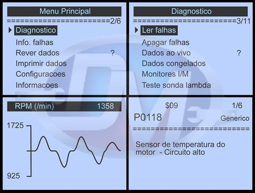 Imagem 6 de 7 de Lançamento Scanner Automotivo Obdii Em Português Dm-290p