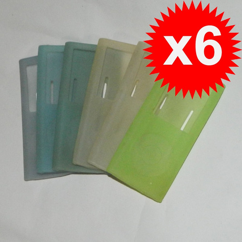 Liquidacion X6 Apple Ipod Nano 4g Funda Estuche Silicona Mp4