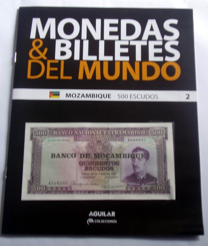 Imagen 3 de 4 de Billete Mozambique + Fasciculo