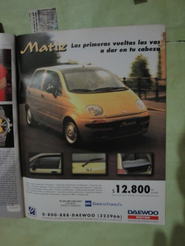 Publicidad Daewoo Matiz Año 1999