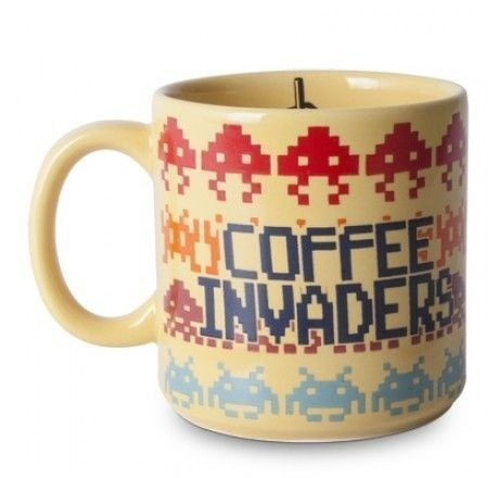 Caneca Porcelana Space Invaders. Geek!