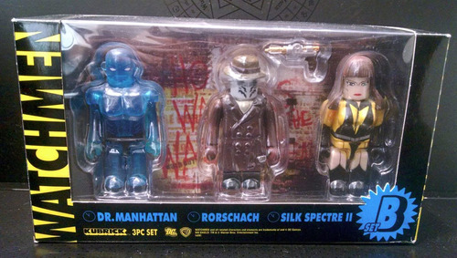 Dc Direct Watchmen A + B Set Kubrick Medicon