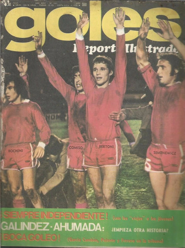 Revista / Goles / N° 1341 / 1974 / Tapa