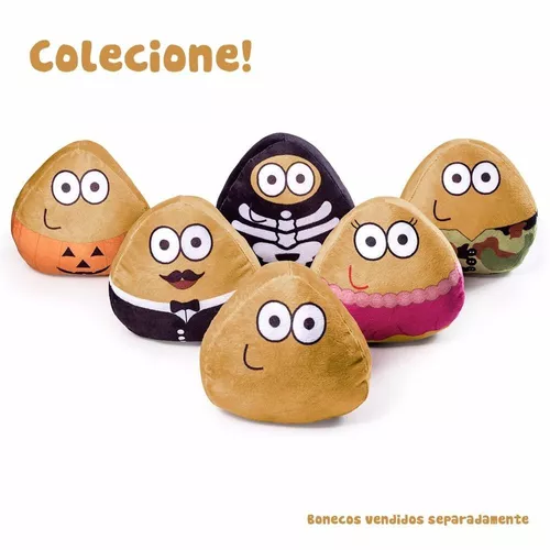 Pou de Pelúcia - 15 cm - Esqueleto - Grow em Promoção na Americanas